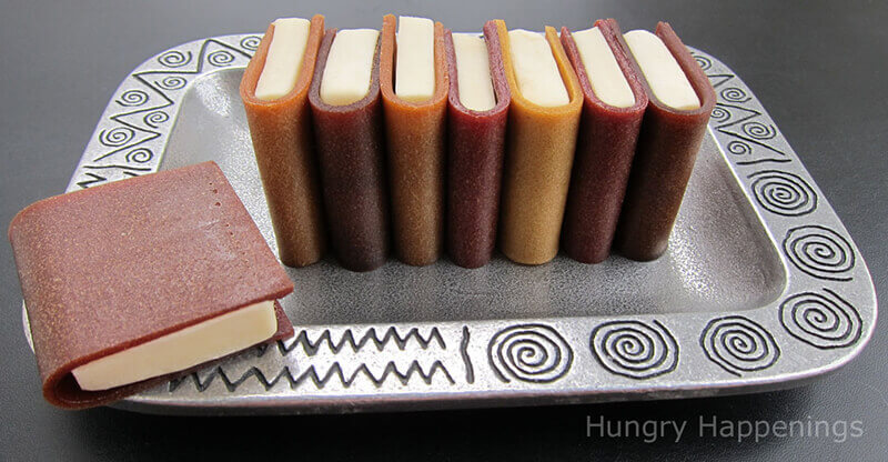 Book club snack idea with fruit leather